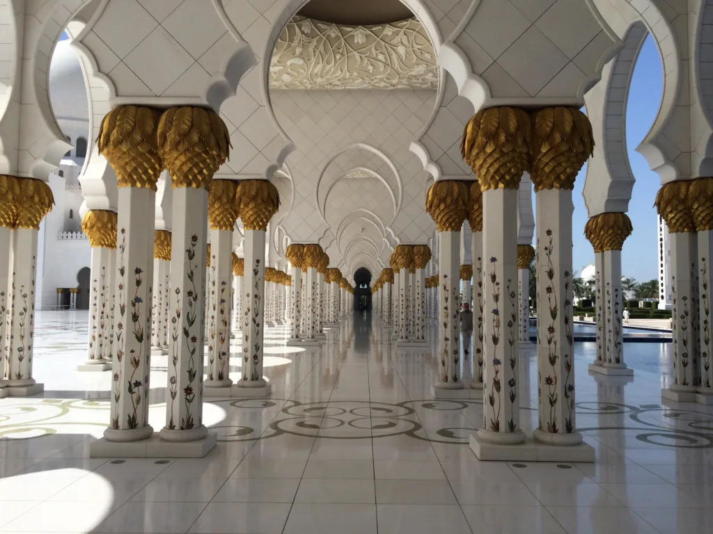 architectural columns mosque